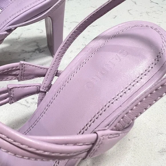 Sandro Lavender Faye‎ Triple Strap Heels - Picture 2 of 5